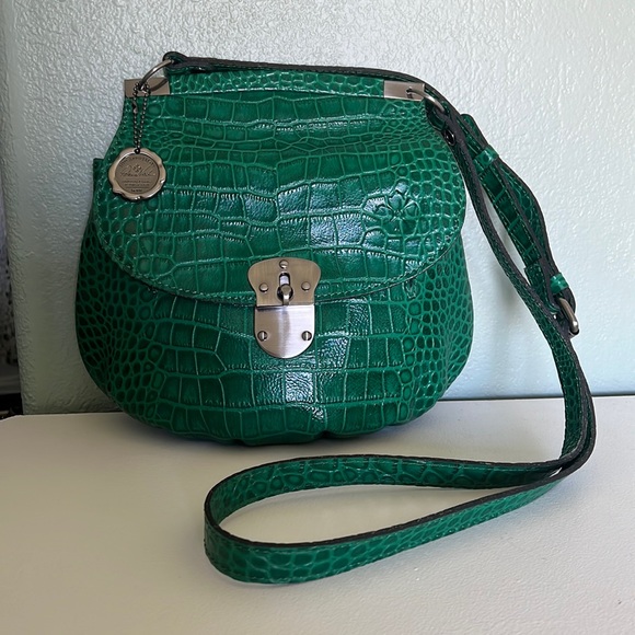 Patricia Nash Bags Patricia Nash Green Leather Crossbody